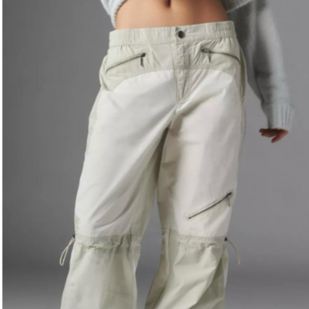 Women’s Silence + Noise Grey Lee Motocross Sage Pants. Size Large. NWOT